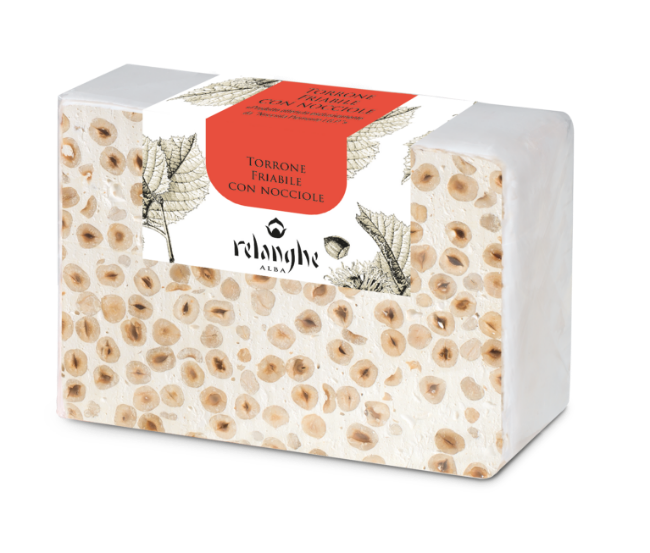 Immagine di TORRONE FRIABILE CON NOCCIOLE - 500g  