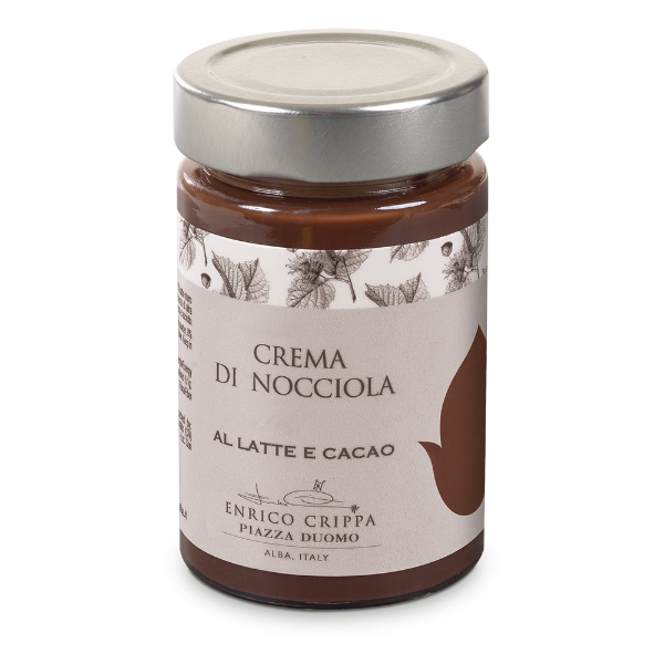 Immagine di CREMA DI NOCCIOLA PIEMONTE IGP AL LATTE E CACAO - 200g