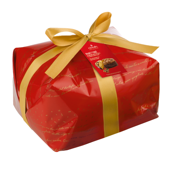 Immagine di PANETTONE AL VINO MOSCATO D'ASTI DOCG "I VIGNAIOLI DI SANTO STEFANO" CON GLASSA ALLA NOCCIOLA SENZA SCORZE DI AGRUMI - 1KG