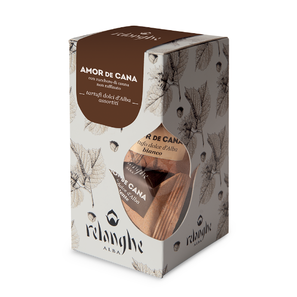 Immagine di TARTUFI DOLCI D'ALBA ASSORTITI CON NOCCIOLE E ZUCCHERO DI CANNA - 150 g 