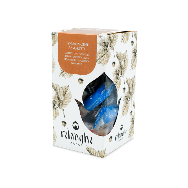 Immagine di TORRONCINI ASSORTITI CON NOCCIOLE - 180g